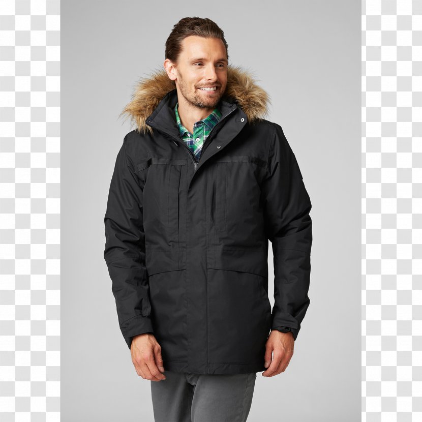 Parka Jacket Helly Hansen Coat Clothing - Fake Fur Transparent PNG