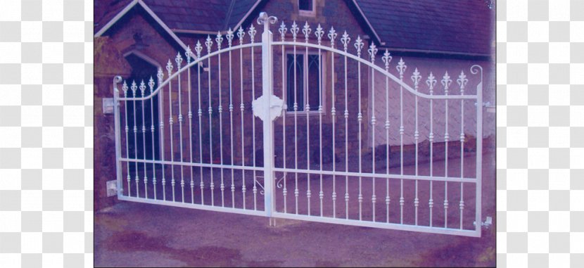 Fence Window Facade Property - Wrought Iron Gate Transparent PNG