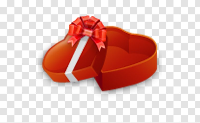 Gift Box Clip Art - Orange Transparent PNG