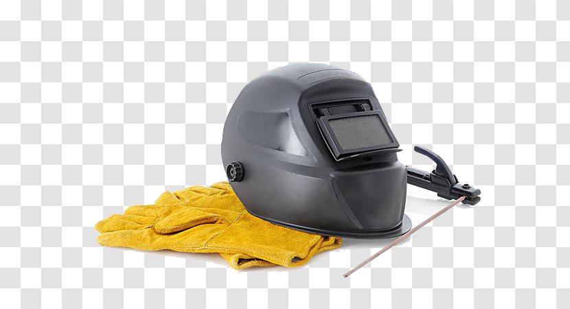 Welding Helmet Gas Tungsten Arc Metal - Hardware - Gloves Transparent PNG