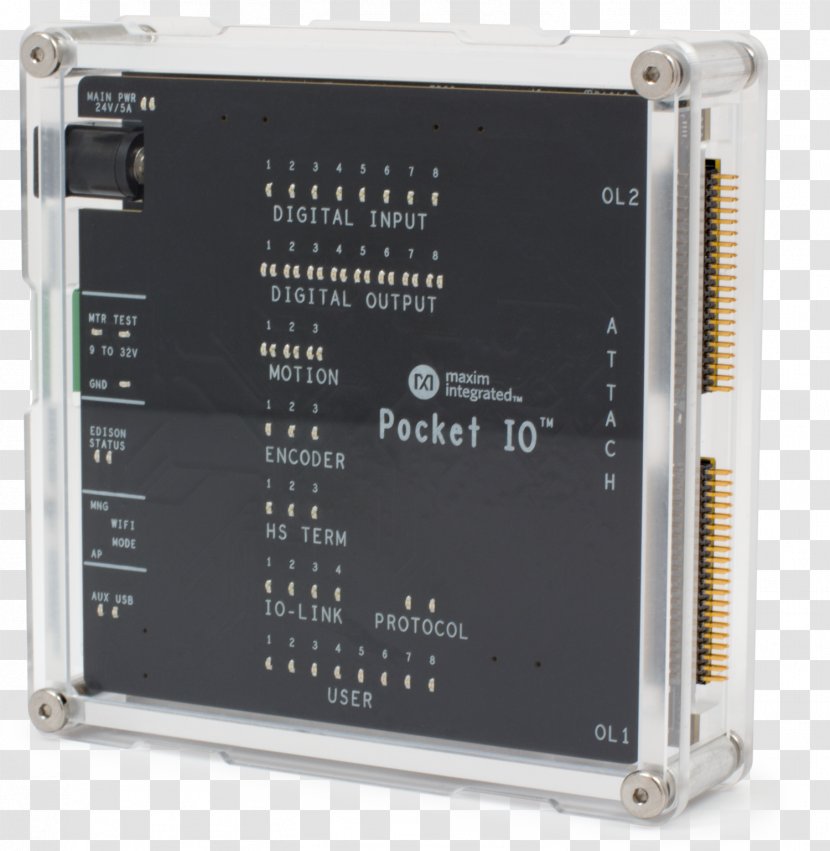 Maxim Integrated Circuits & Chips Digi-Key Electronic Component Electronics - Universal Asynchronous Receivertransmitter - Octal It Solution Transparent PNG