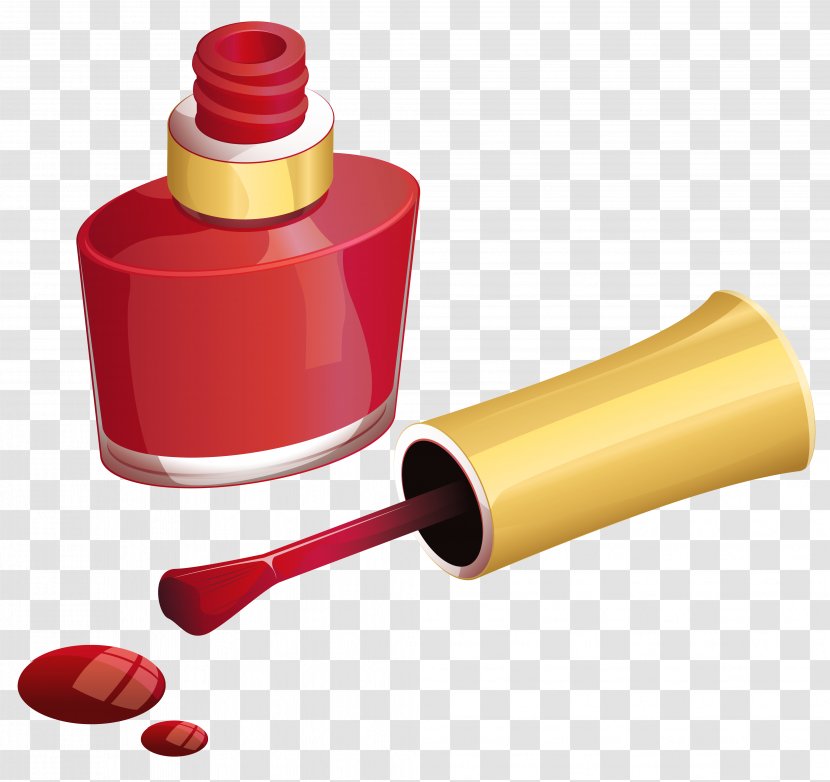 Nail Polish Clip Art - Product Design - Red Clipart Picture Transparent PNG