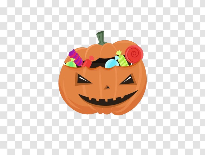 Jack-o-lantern Candy Pumpkin Calabaza - Smile Transparent PNG