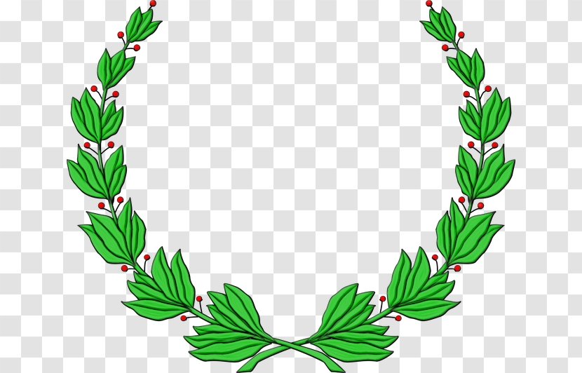 Laurel Leaf Crown - Coat Of Arms Guyana - Holly Flower Transparent PNG