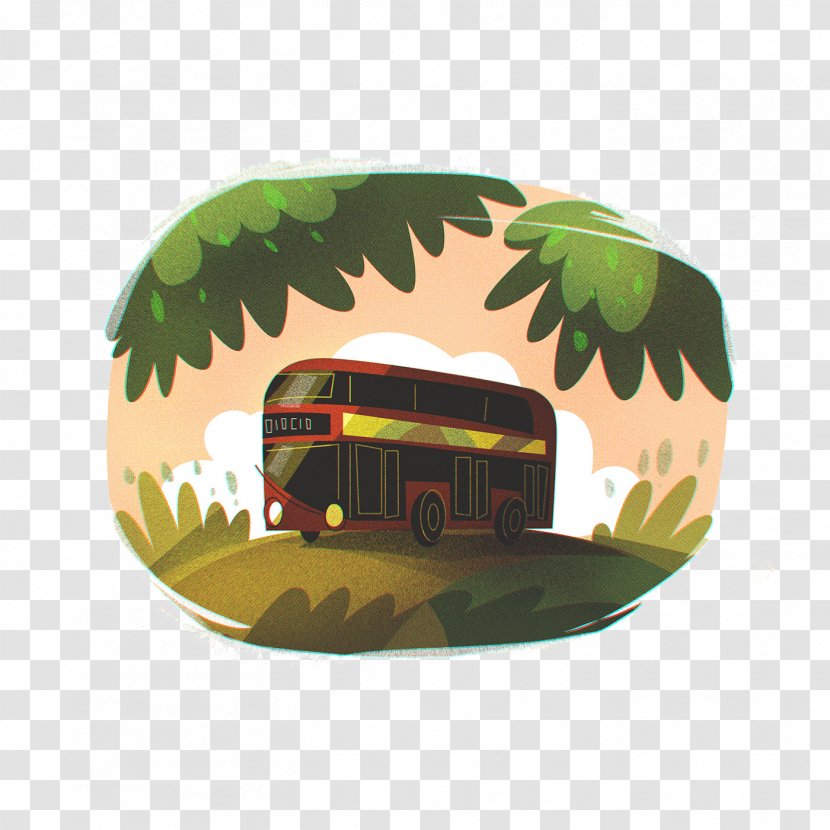 Bus 54 Cards Cartoon Illustration - Car Transparent PNG