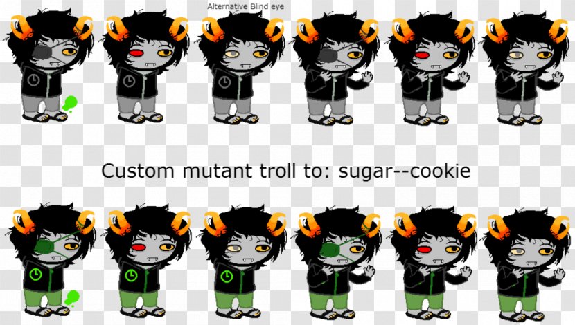 Homestuck Internet Troll Trolls DeviantArt Eye - Deviantart - Sugar Cookie Day Transparent PNG