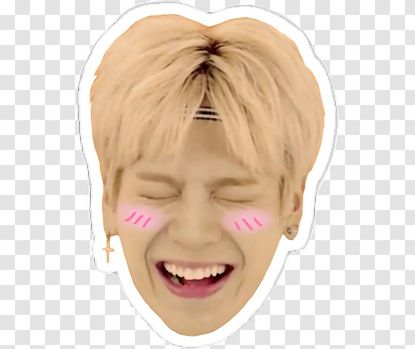 Jackson Wang GOT7 Just Right Sticker K-pop - Hair Coloring - Nose Transparent PNG