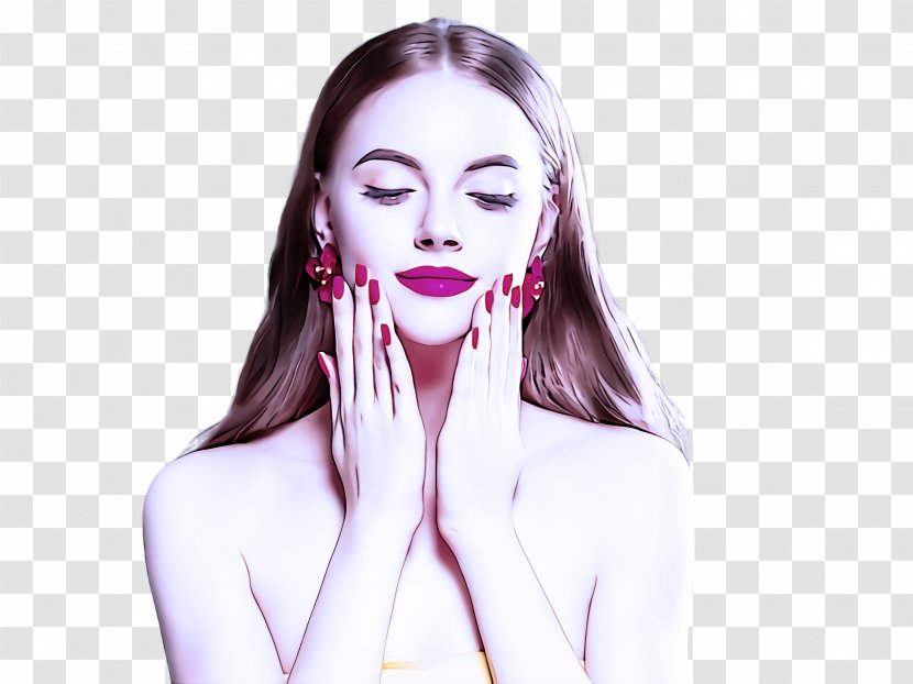Face Facial Expression Lip Skin Beauty - Mouth Pink Transparent PNG
