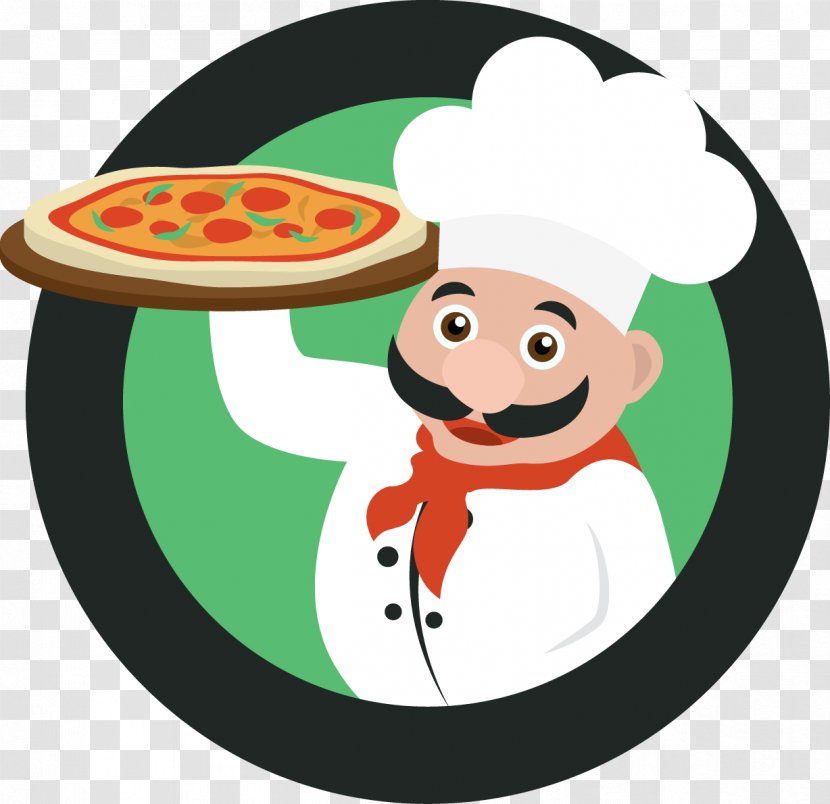 Take-out Chef Template - Takeout - Vector Carrying Pizza Transparent PNG