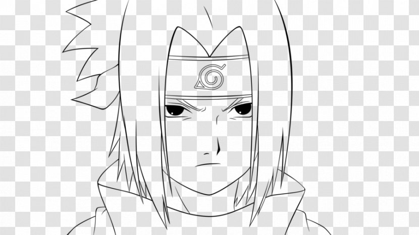 Line Art Eye Cartoon Sketch - Flower - Sasuke Vector Transparent PNG