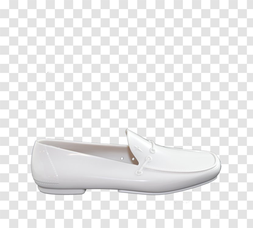 White Moccasin Slip-on Shoe Court - Italy Transparent PNG
