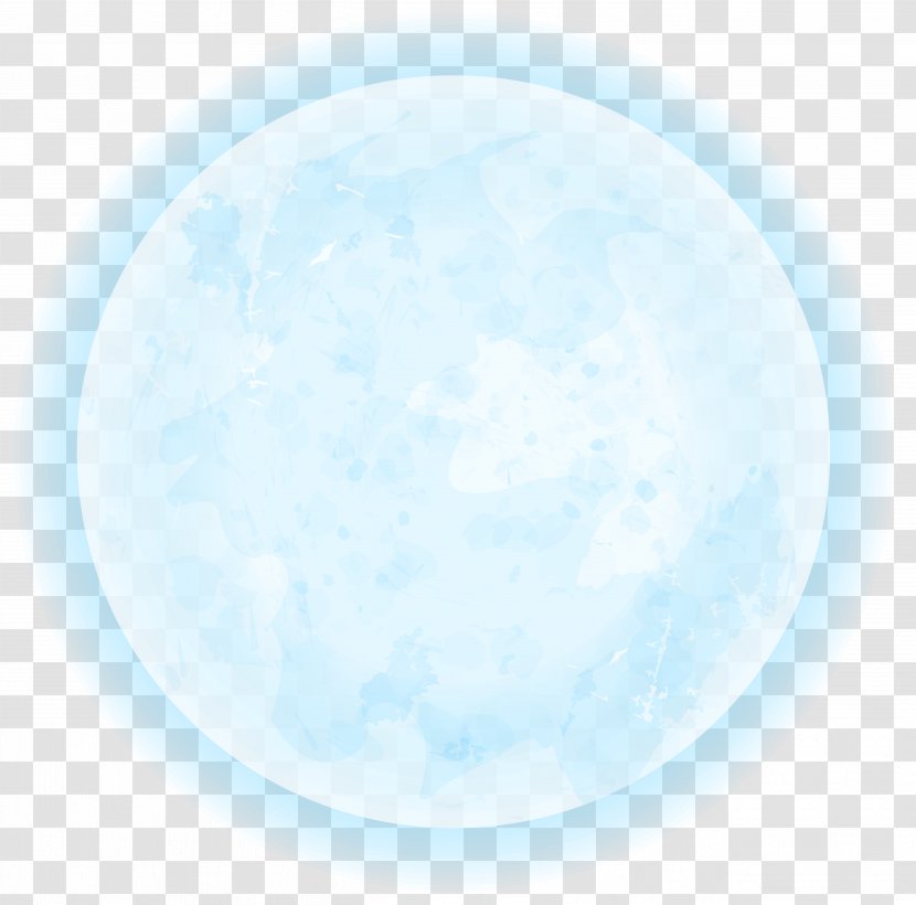 Sky Desktop Wallpaper Circle Computer - Atmosphere - Blue Moon Cliparts Transparent PNG