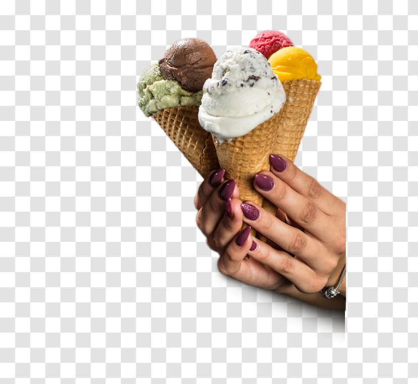 Gelato Sundae Chocolate Ice Cream Neapolitan Cones - Food Transparent PNG