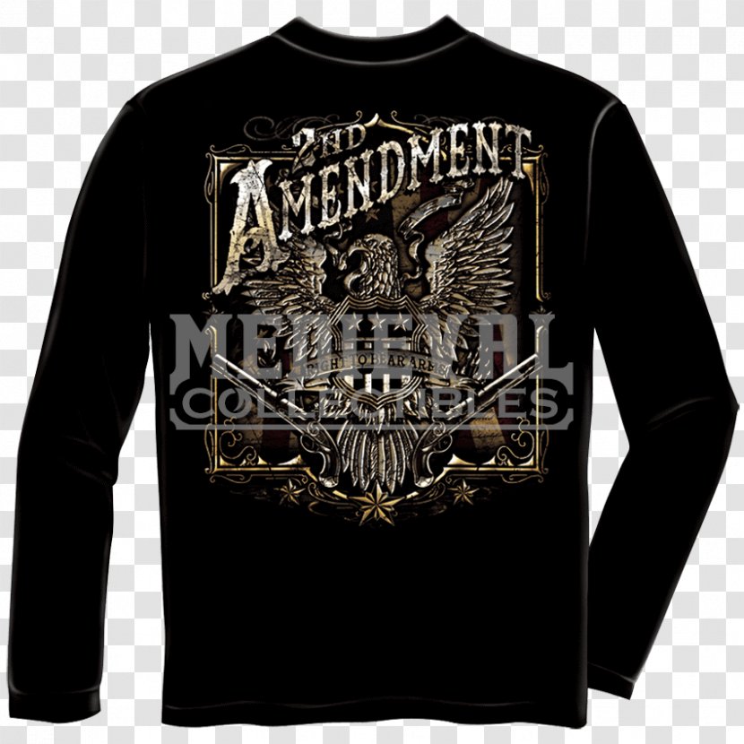 Long-sleeved T-shirt Hoodie Second Amendment To The United States Constitution - American Eagle Outfitters Transparent PNG