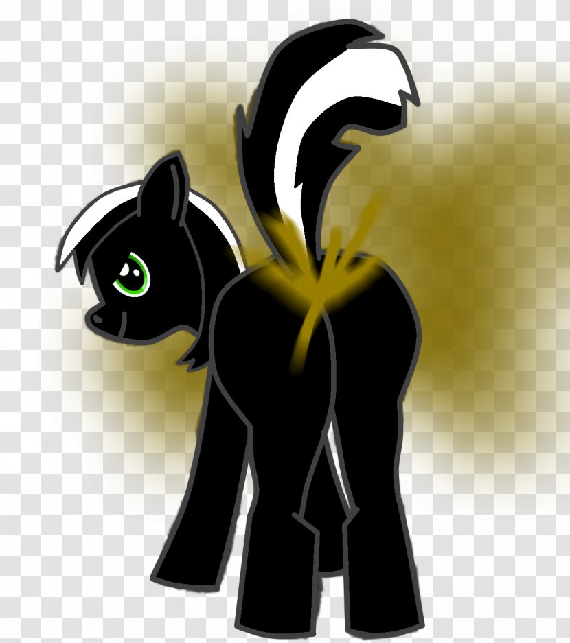 Skunk Pony Drawing Cat - Silhouette Transparent PNG