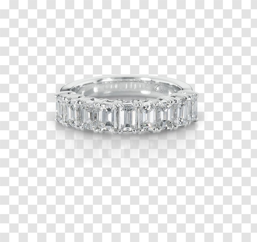 Wedding Ring Silver Bling-bling - Diamond Transparent PNG