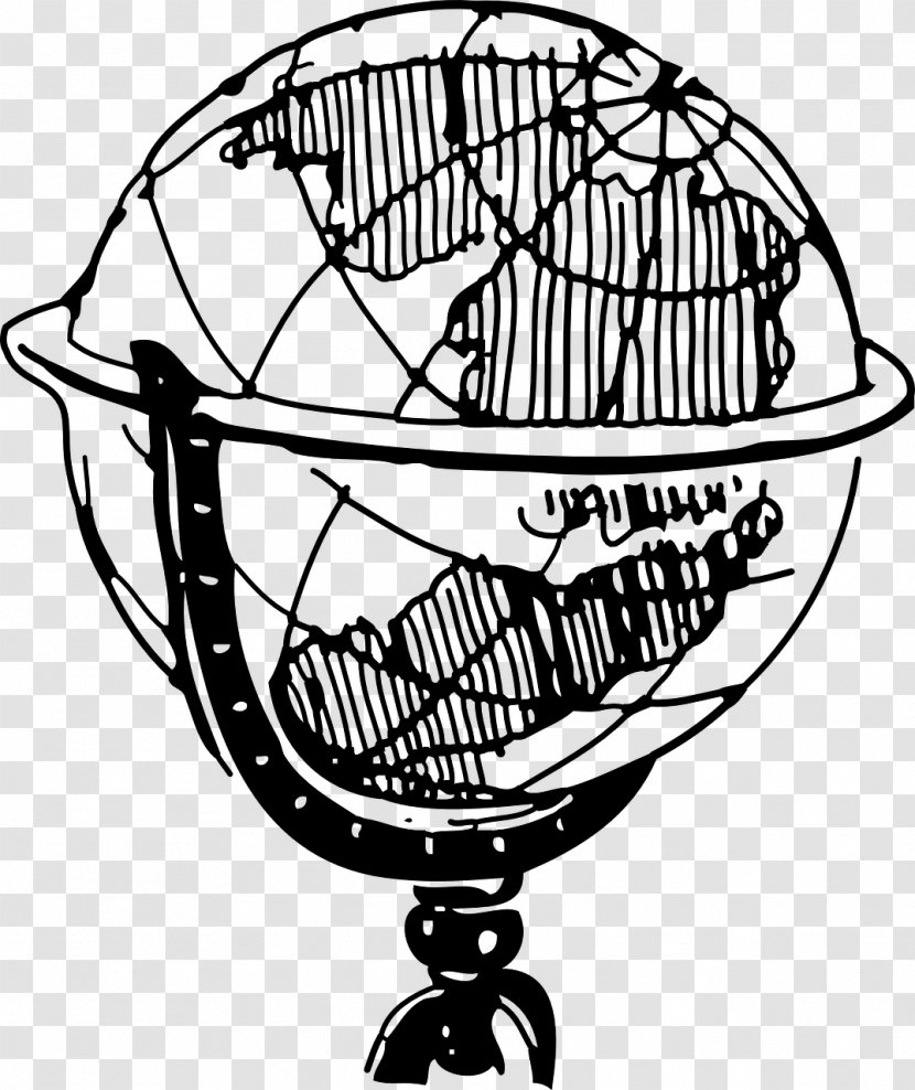 Clip Art - Black And White - Planet Transparent PNG