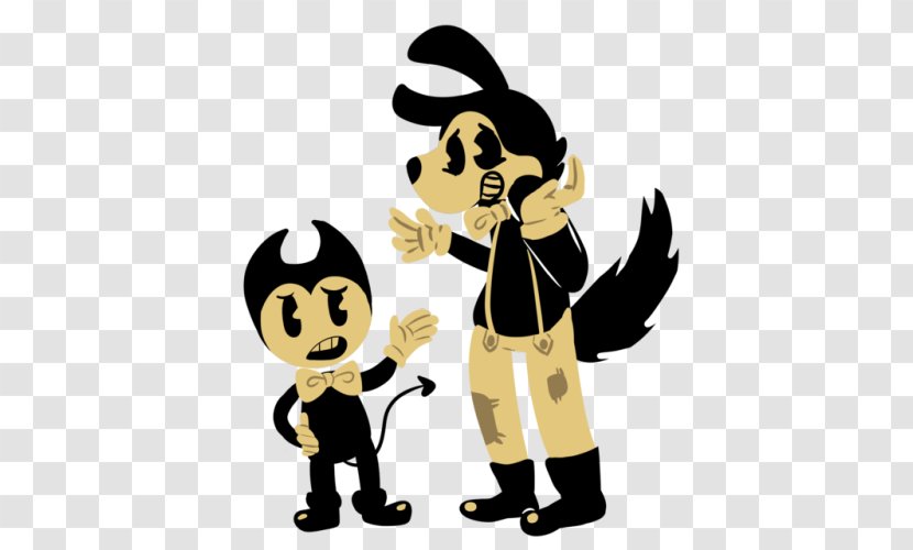 Bendy And The Ink Machine Clip Art Illustration Image - Animated Cartoon - Fanart Transparent PNG