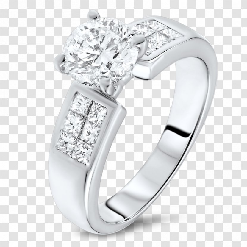 Wedding Ring Silver Body Jewellery - Jewelry - Diamond Cutting Transparent PNG
