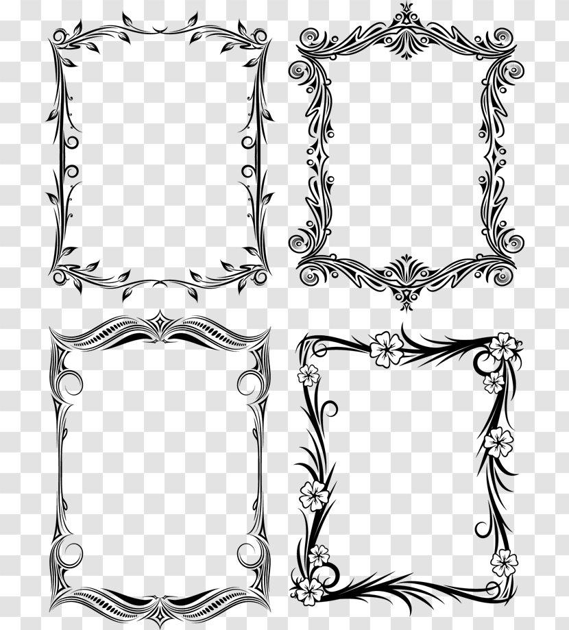 Ornament Clip Art - Picture Frames - Design Transparent PNG