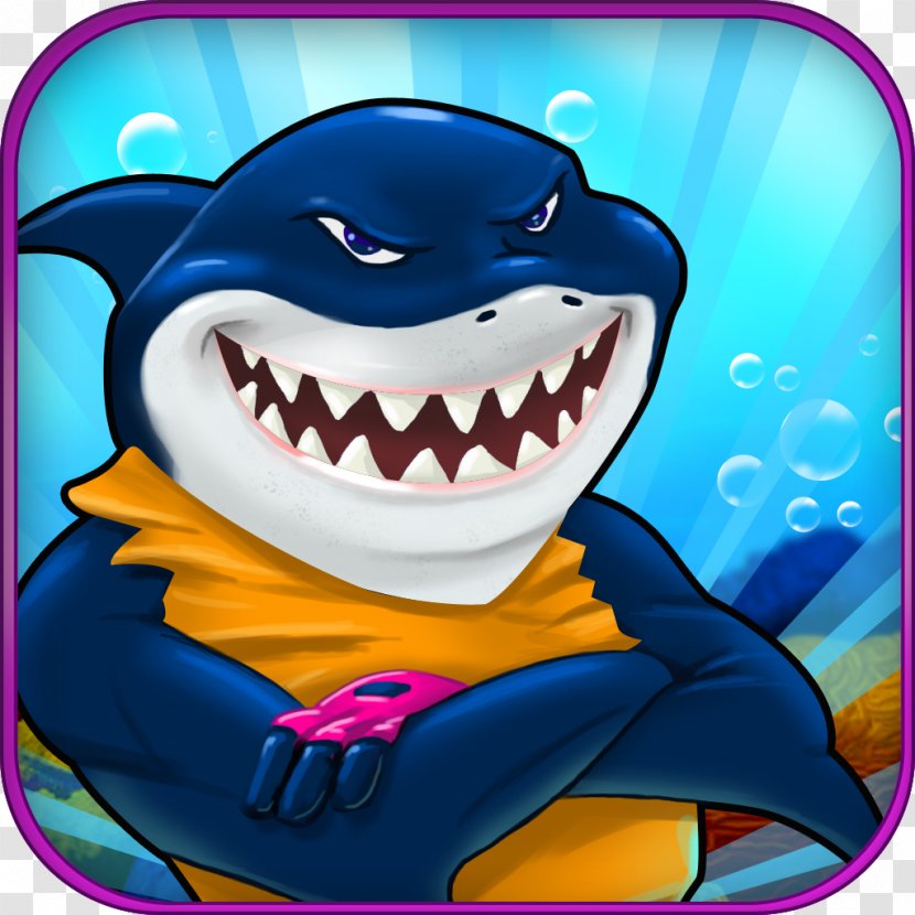 Shark Cobalt Blue Cartoon Mouth - Vertebrate Transparent PNG