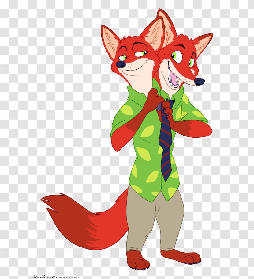 Red Fox Nick Wilde Finnick Lt. Judy Hopps - Vertebrate - ZOOTROPOLIS Transparent PNG