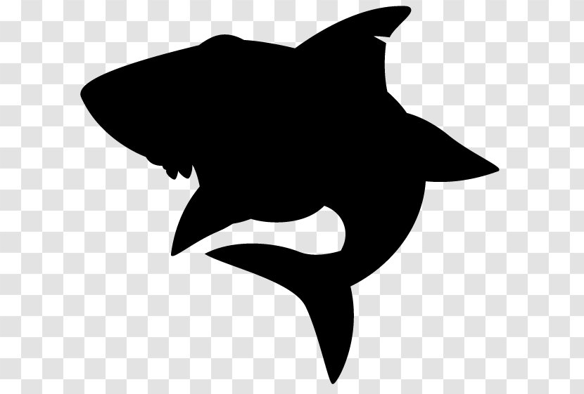 Dolphin Black & White - Blackandwhite - M Shark Clip Art Silhouette Transparent PNG