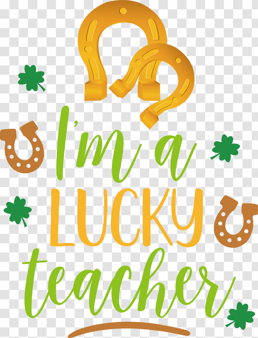 Lucky Teacher Saint Patrick Patricks Day Transparent PNG