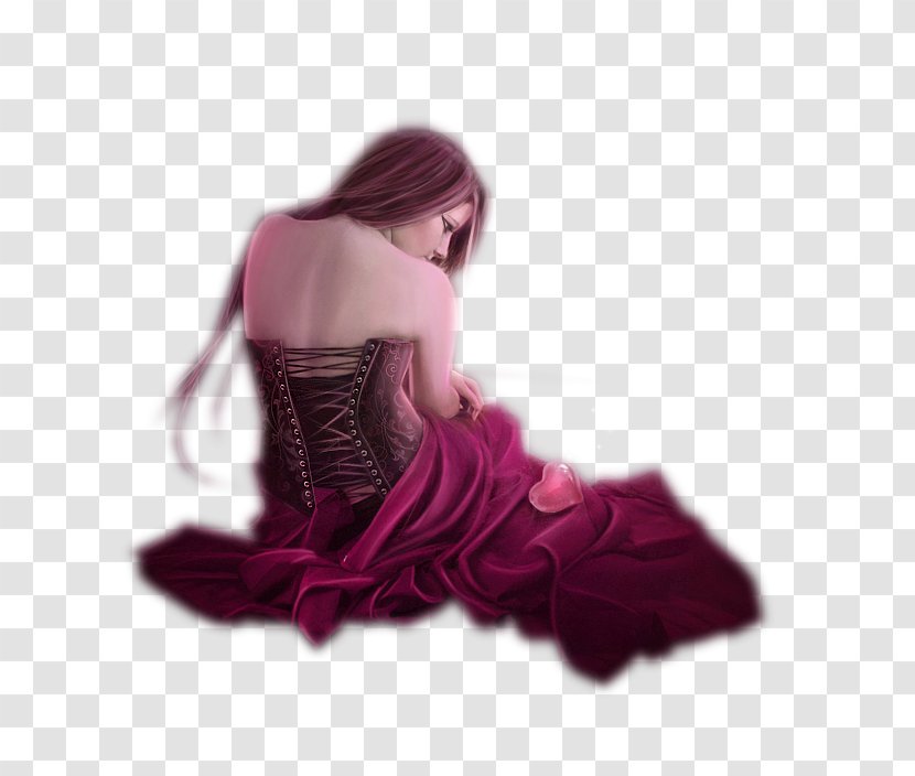 Shoulder Corset - Silhouette - Heart Transparent PNG