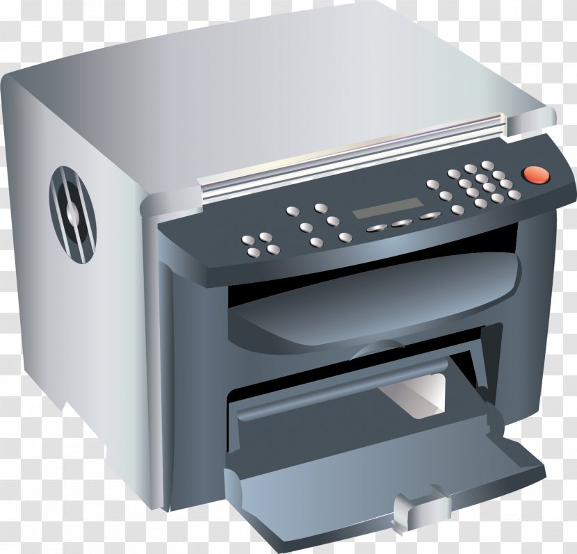 Printer Euclidean Vector Photocopier - Small Appliance - Material Transparent PNG