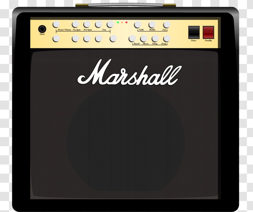 Guitar Amplifier Microphone Marshall Amplification MG10CF Electric - Mg10cf Transparent PNG