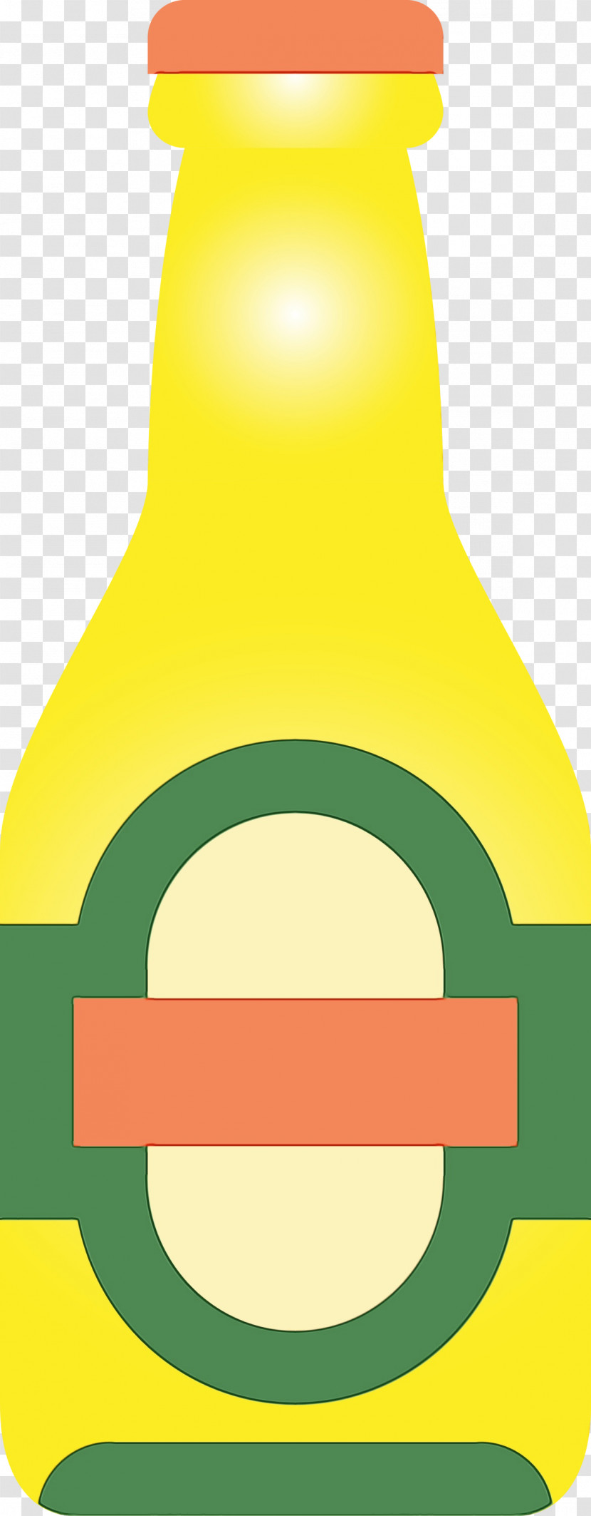 Yellow Green Bottle Wine Bottle Drinkware Transparent PNG
