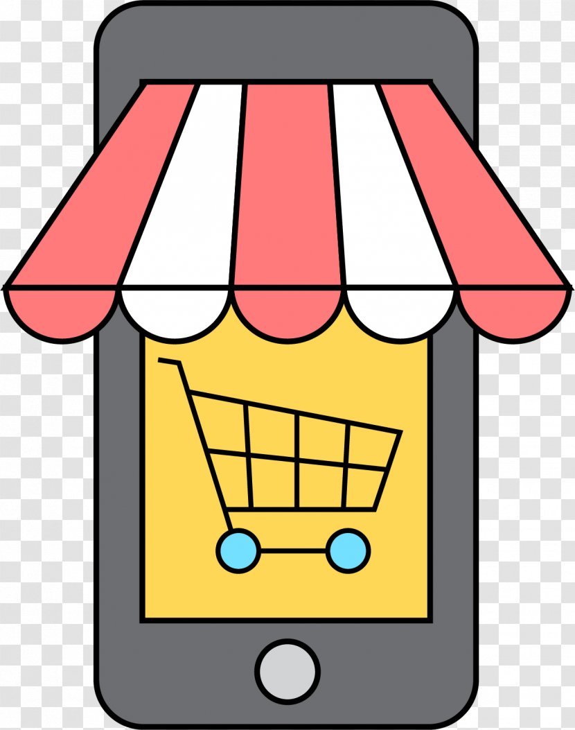 Supermarket E-commerce Shopping Clip Art - Area - Online Mobile Phone Transparent PNG