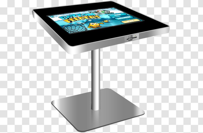 Touchscreen Multi-touch Computer Monitors Display Device Table - Liquidcrystal - Acrylic Brand Transparent PNG