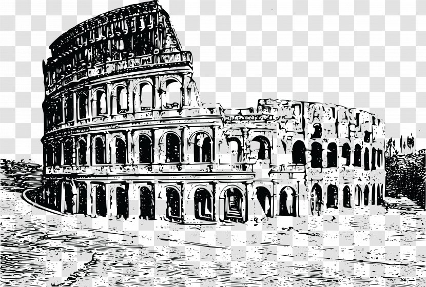 Colosseum Leaning Tower Of Pisa Clip Art - Facade - Italy Attractions Transparent PNG