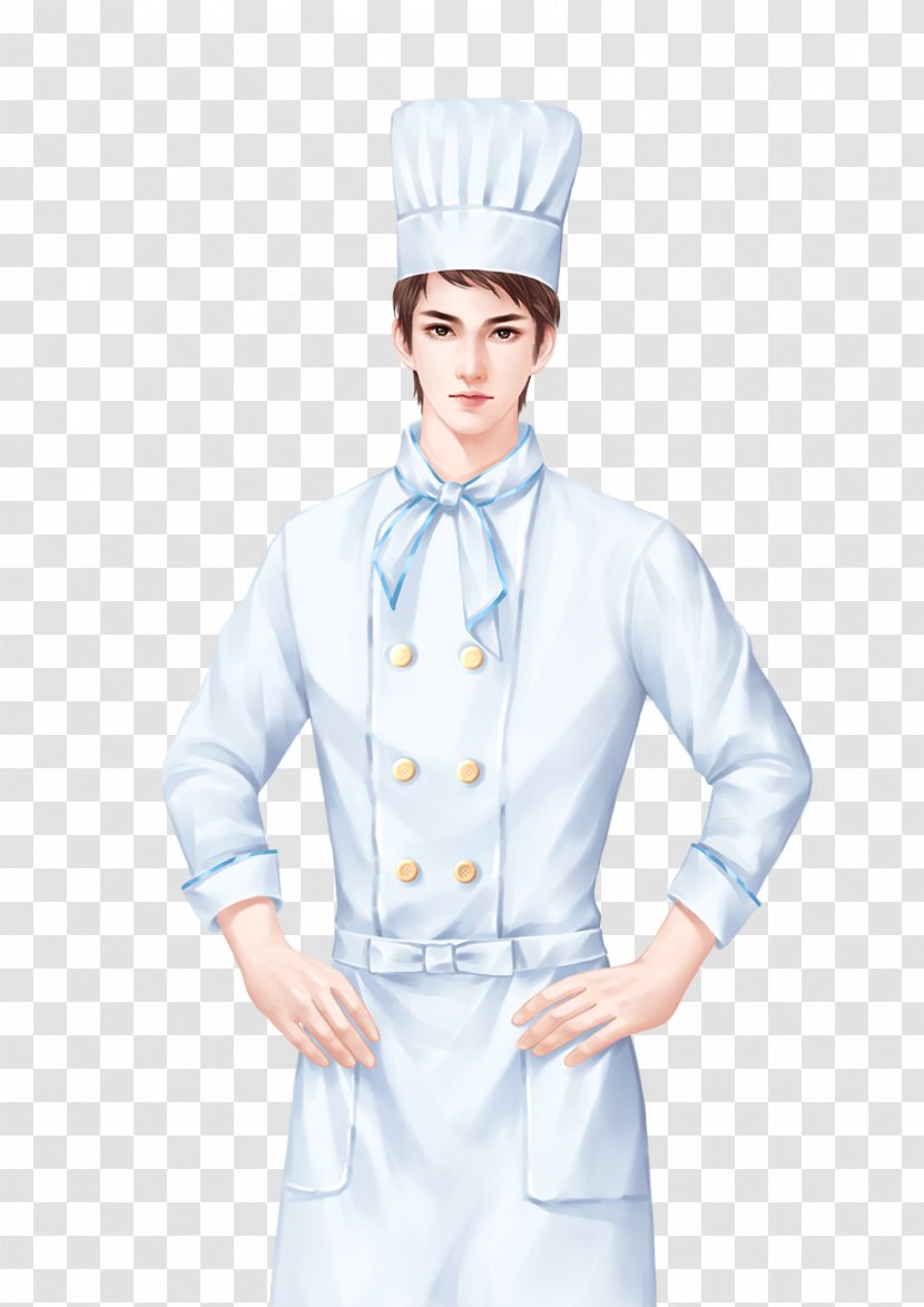 Chefs Uniform Cook - Formal Wear - Chef Handsome Man Transparent PNG