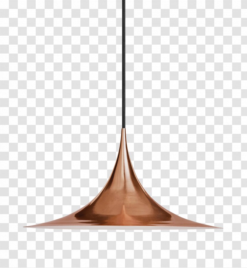 Copper Lighting Pendant Light Fixture - Lamp Transparent PNG