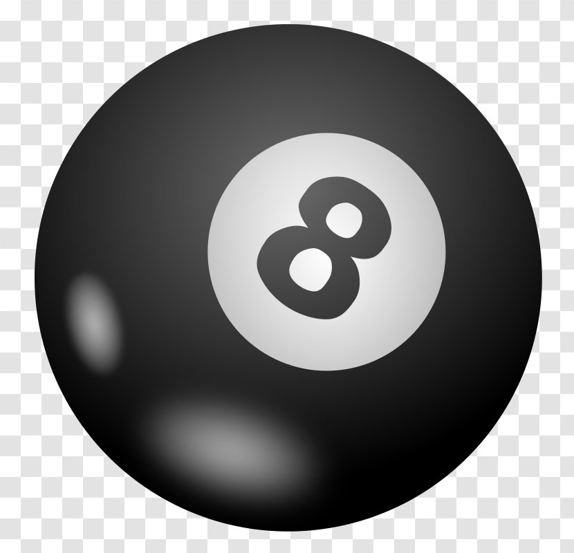Magic 8-Ball Eight-ball Billiard Balls Clip Art - Game - Snooker Transparent PNG