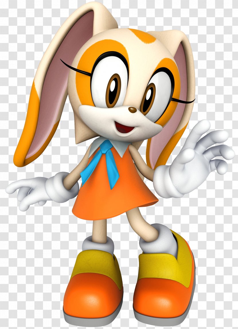 Sonic The Hedgehog Tails Cream Rabbit Amy Rose Vanilla - CREAM Transparent PNG