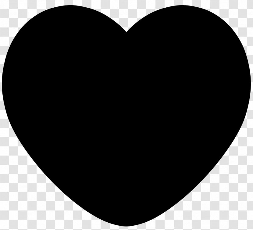 Image YouTube Vector Graphics - Black - Heart Transparent PNG