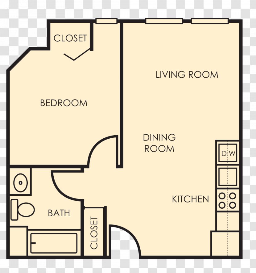 Hillside Village Apartments Home Pet Renting - Diagram - Apartment Transparent PNG