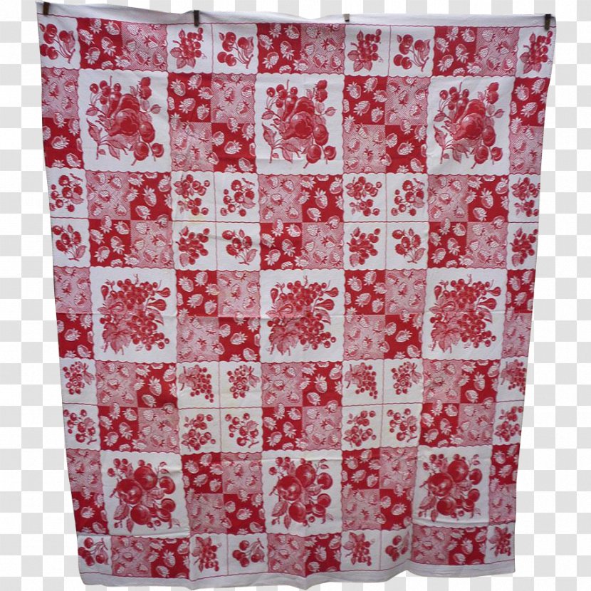 Textile - Red Table Cloth Transparent PNG