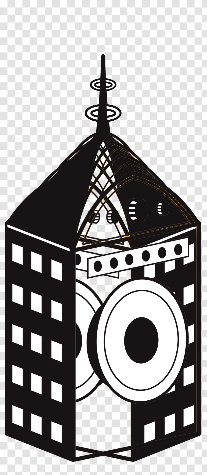 Palace Logo - Birdhouse - Blackandwhite Transparent PNG