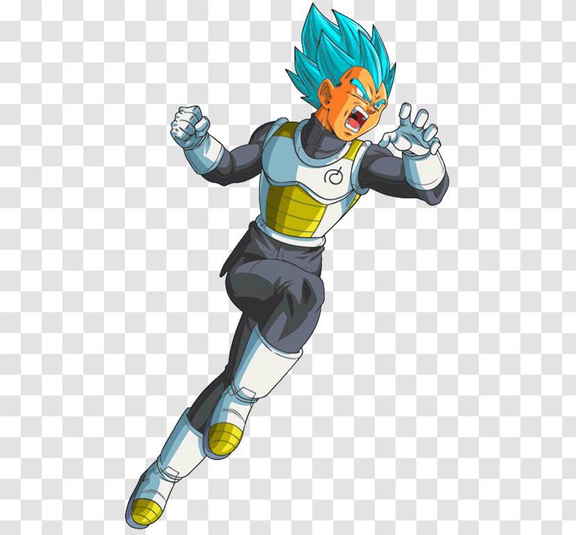 Vegeta Goku Frieza Trunks Gohan - Silhouette - Blue Transparent PNG