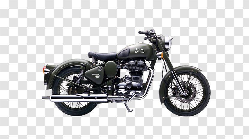 Royal Enfield Bullet Car Motorcycle Classic Cycle Co. Ltd - Telescopic Fork - Green Transparent PNG