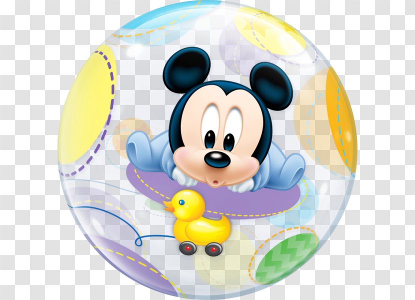Mickey Mouse Minnie Epic 60cm Clear Deco Bubble Balloon - Dishware Transparent PNG