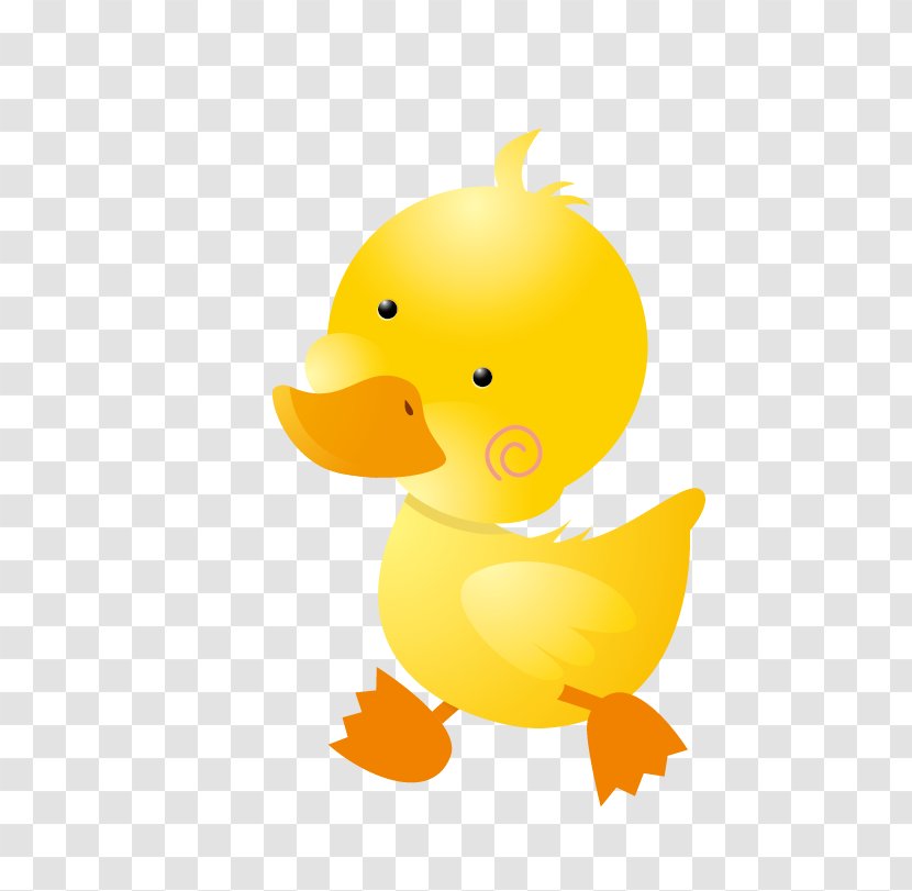 Cartoon Duck - Vertebrate - Livestock Transparent PNG