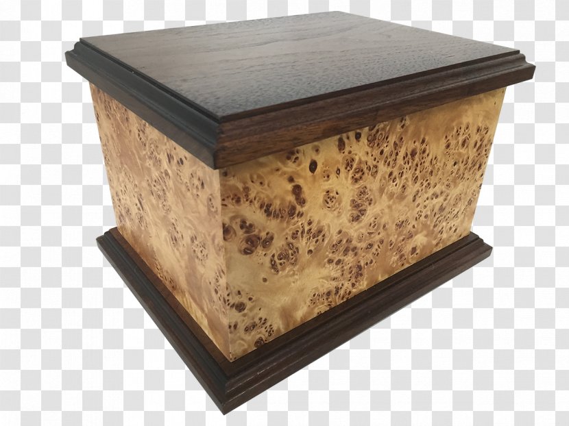 Bestattungsurne Burl Eastern Black Walnut Wood Transparent PNG