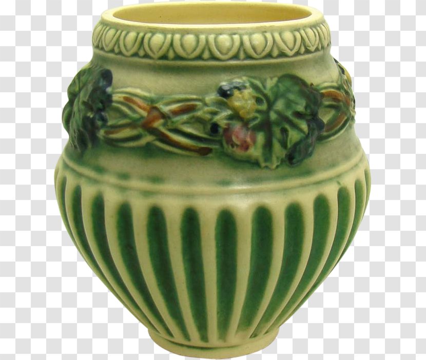 Pottery Vase Ceramic Roseville Porcelain Transparent PNG