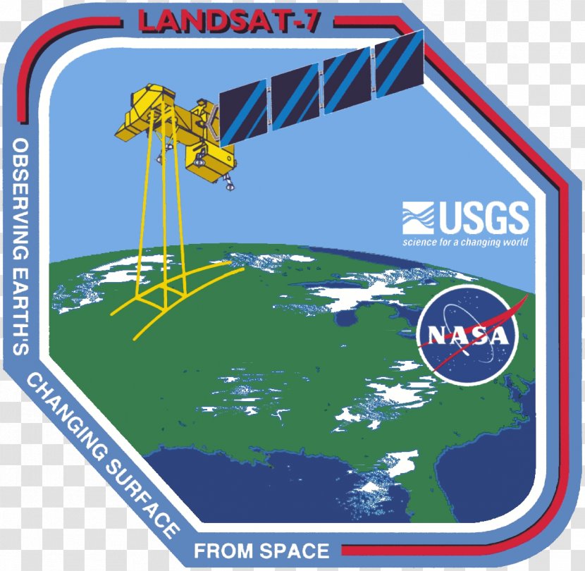 Landsat Program 7 5 1 Earth Observation Satellite - Recreation - Nasa Transparent PNG